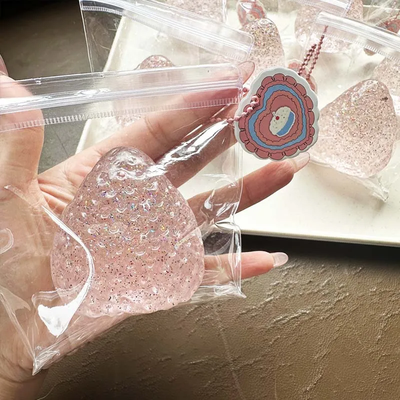 Brinquedo Squishy Fidget Strawberry Taba - Brinquedo de alívio do estresse de recuperação lenta para crianças, adultos, escritório e lembrancinhas de festa - Presente de apertar