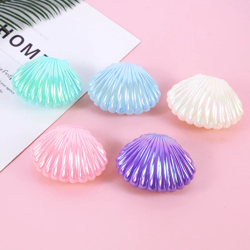 5/10pcs Shell Shaped Candy Gift Box Girls Mermaid Birthday Party Decor Wedding Baby Shower Favors Christmas Jewelry Storage Box