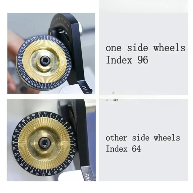 Faceting Hand with Index Wheels of 96 and 64 for Faceting and Polishing Gemstone for Lapidary Machine