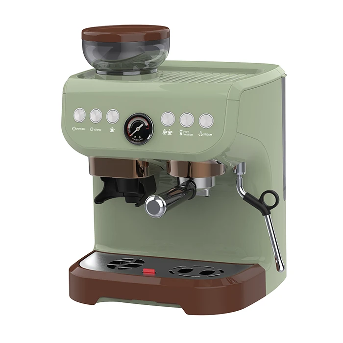 buy commercial italian cappuccino 15 bar pressure espresso coffee machine with milk frother