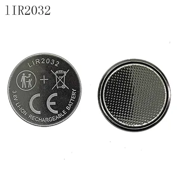 2 PCS/LOT LIR2032 batterie Rechargeable 2032 batterie de charge au Lithium peut remplacer CR2032 pour les montres