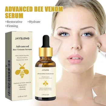 Jaysuing Bee Venom Serum Tighten Lightens Fine Lines Repair Dullness Moisturizing Firming…