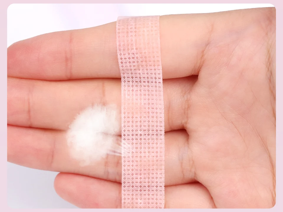 Vlies Silikon Gel Klebeband Empfindliche Haut Farbe Band Aufkleber Atmungsaktiv Unter Augenklappe Wimpern Verlängerung Make-Up Werkzeuge Liefert – Detail 10