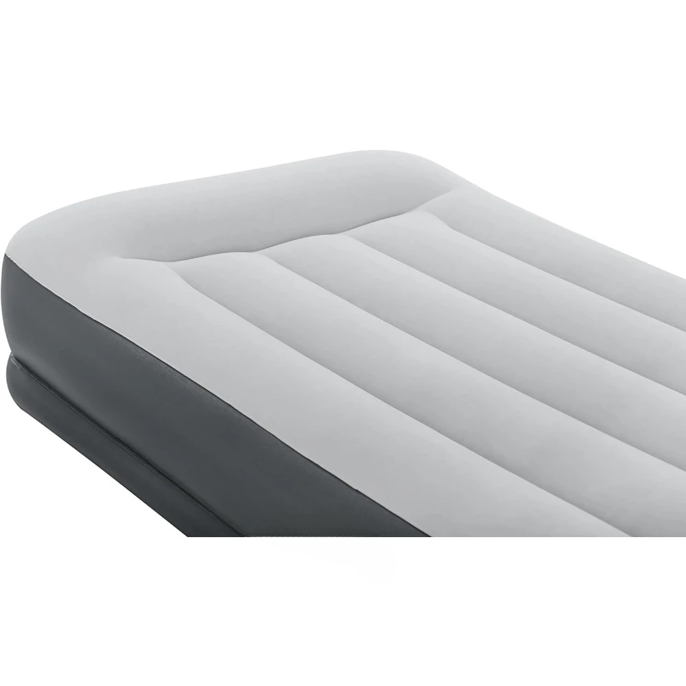 Colchón de aire doble con bomba integrada, almohada y cargador USB, colchón de aire inflable duradero