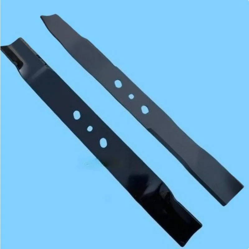 Lawn Mower Straight Blade with Oblique Hole Holder Blade Seat Screw Bolt Washer for Hand Push Lawn Mower Replacement Accessories