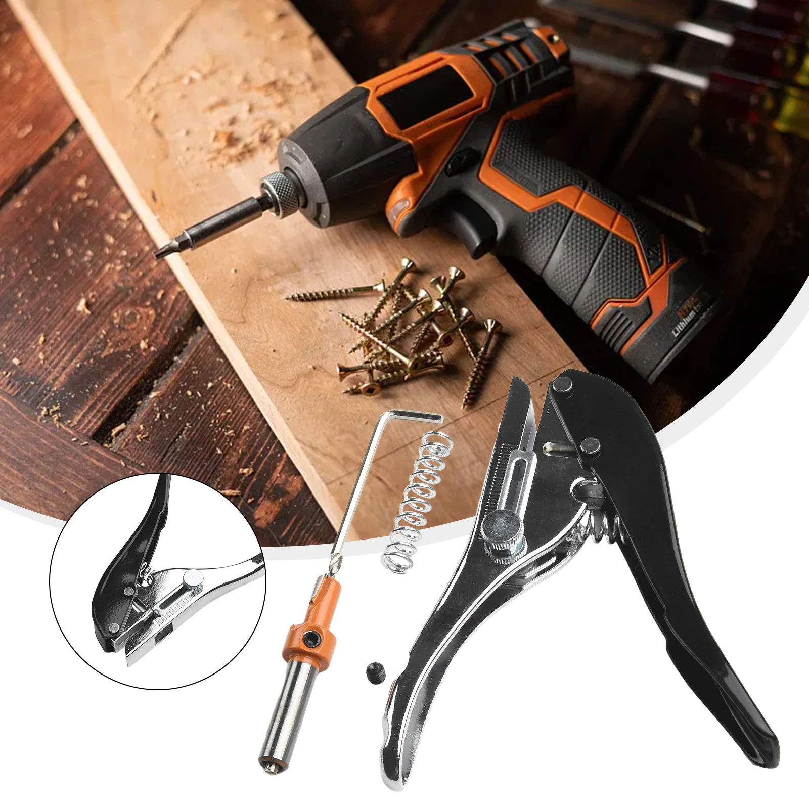 

Электроинструменты, зенковка, дрель из сплава и железа, деревообрабатывающий инструмент для обрезки картона, пластикового уплотнения, новинка