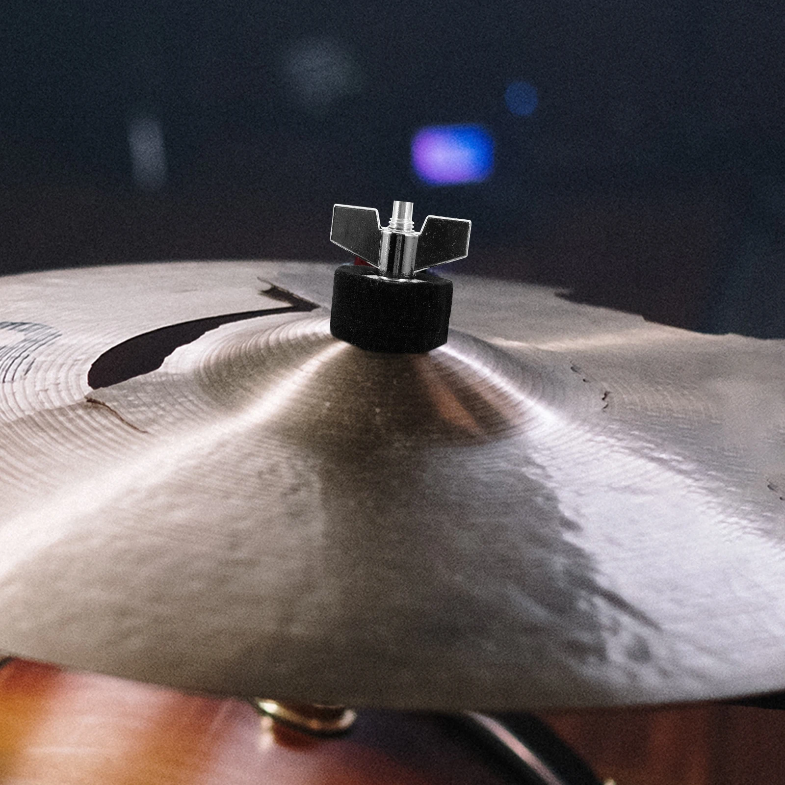 

Cymbal Stacker Black Cotton Short Durable Metal Simple Installation Suitable Drum Kits Percussion Accessory Drum Supplies