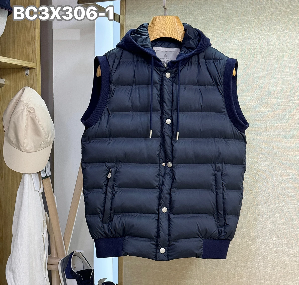 BILLIONAIRE BLKA CPTG Vest Cotton men 2025 Autumn Winter Thick New keep warm light comfortable big size M-4XL high quality Coat