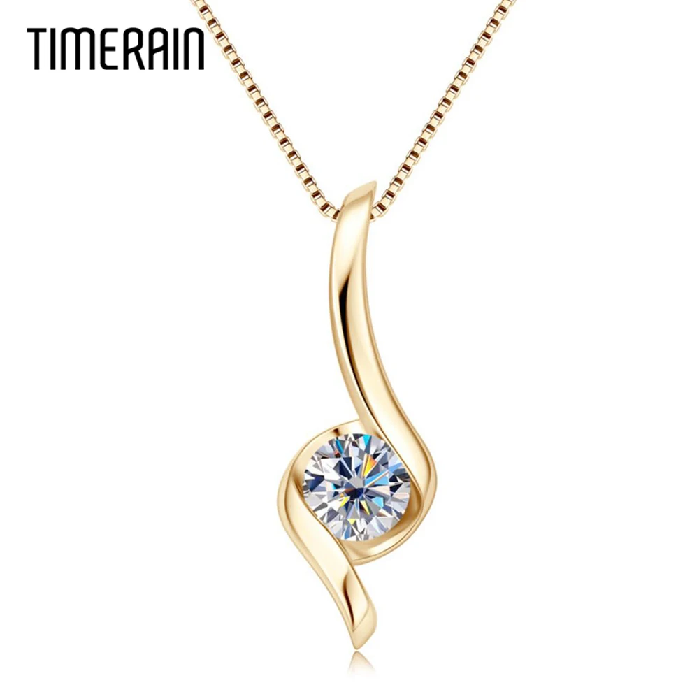 

Simple 1 Carat Moissanite Pendant Necklaces Personality Twist Diamond Necklace for Women 925 Silver Neck Chain Fine Jewelry