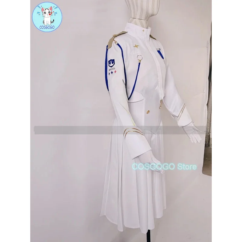 COSGOGO Game Blue Archive President Of The Federal Student Union Uniform Cosplay Costume Halloween Outfits Women Clothing