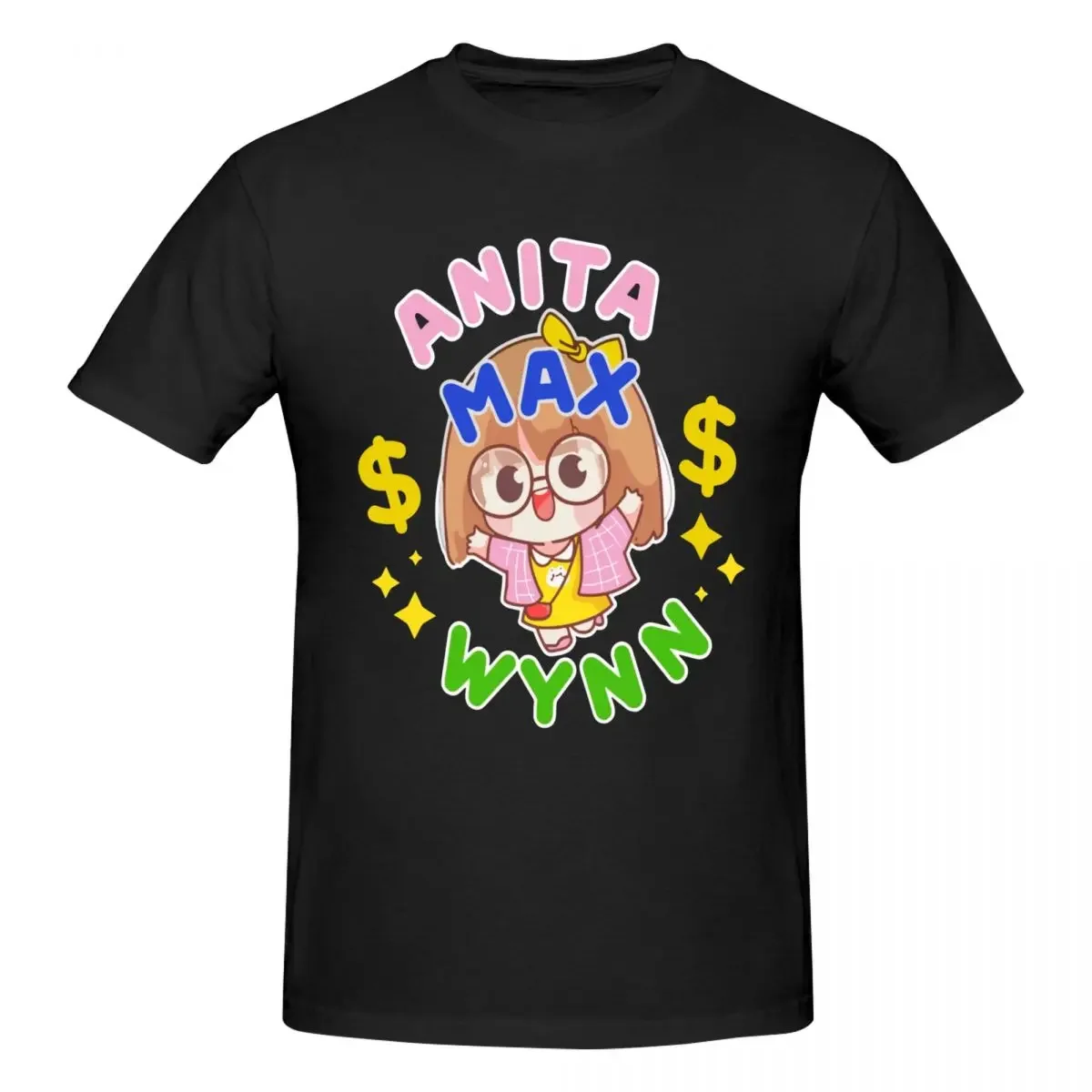 Anita Max Wynn Funny Popular Meme Trend Cute Oversized Graphic T Shirt Tees Tshirts For Men Women Man Short Sleeve Tops