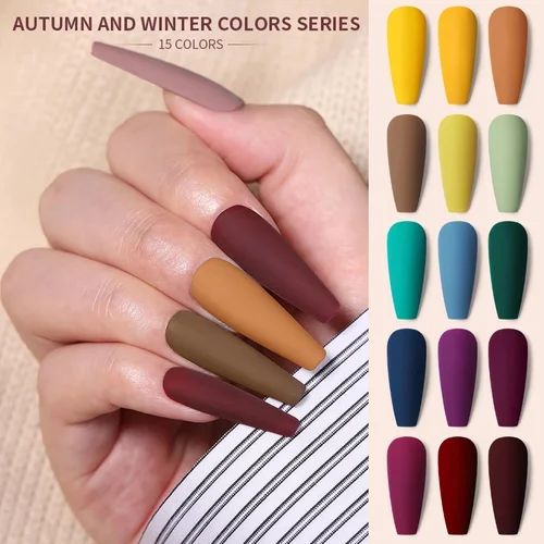 Imagen 2 del producto BORN PRETTY-esmalte de uñas de Gel rojo vino, suministros de uñas de Gel de estilo francés de larga duración para manicura, barniz artístico DIY, 10ml