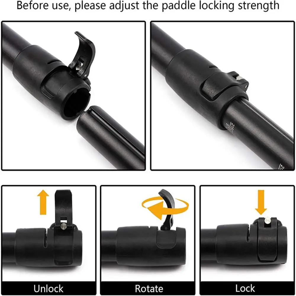 Durable Multifunction SUP Paddle Clamp Replacement Quick Release Quick Release Clip Black Paddle Shaft Clamp Equipment