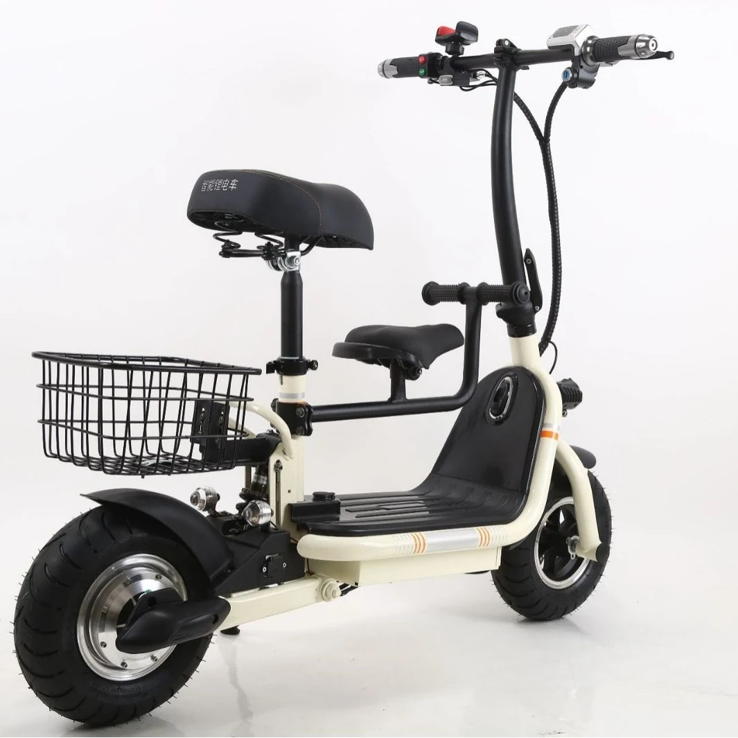 48V electric bicycle, super long battery life mini city recreational vehicle commuter battery car