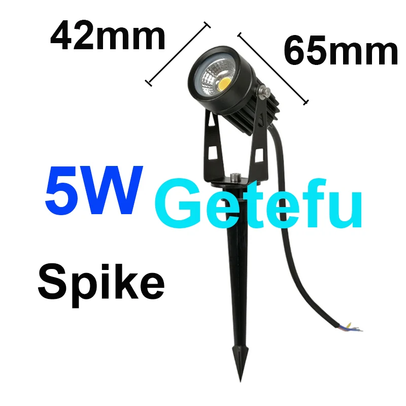 LED COB Spike Rasenlampe 7W 10W 20W 5W Außenbeleuchtung Wasserdichte Gartenbeleuchtung LED Gartenweg-Scheinwerfer AC85-265V DC12-24V – Detail 10