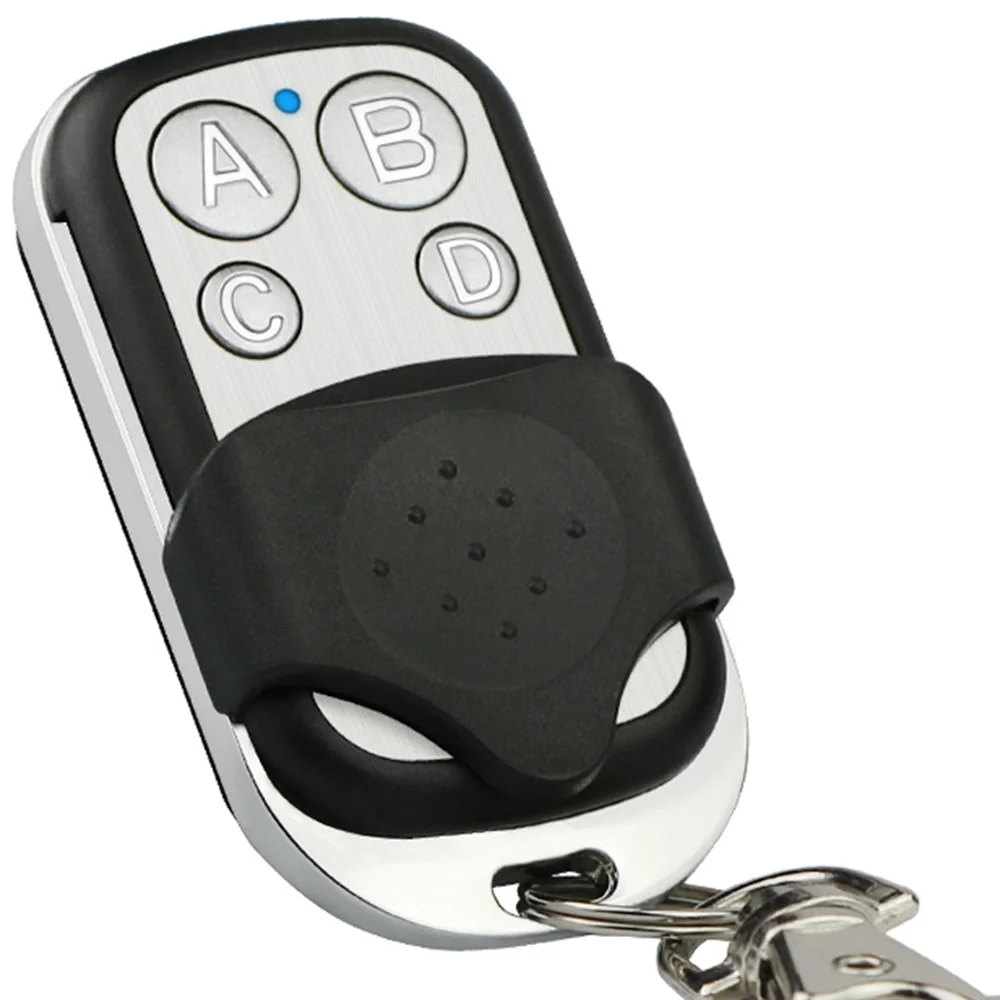 Universal 4 Buttons Garage Door Opener Remote Control 433MHZ Clone Fixed Learning Rolling Code Duplicator Garage