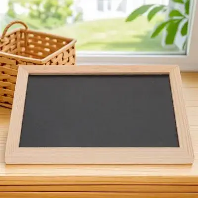 السبورة تسجيل 18x13 سنتيمتر خفيفة الوزن قابلة لإعادة الاستخدام رسالة المجلس ل مقهى مطعم القائمة جدار ديكور معلق عرض على الوجهين #6