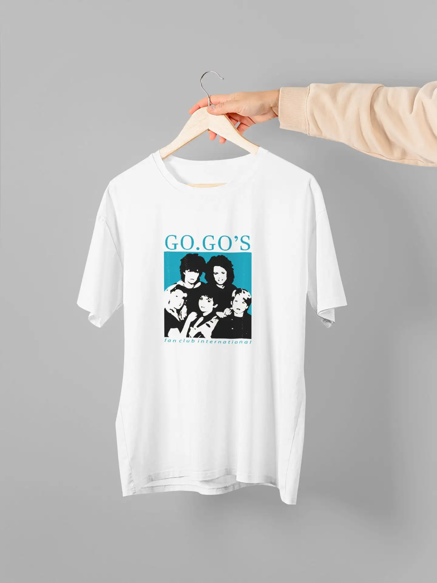 Best Selling The GoGos fan club go gos belina carlisle Heavy Cotton Men's T Shirt Size Usa