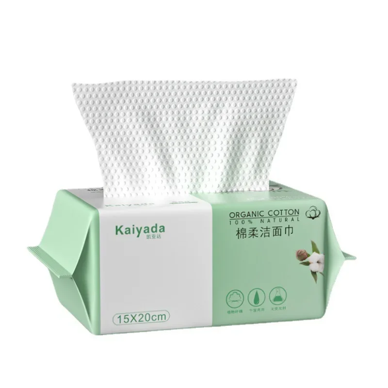 100sheet Disposable Thick 100% Cotton Face Towel Make Up Soft Removing Wipes Dry Cleanser Towelettes For Skin Care