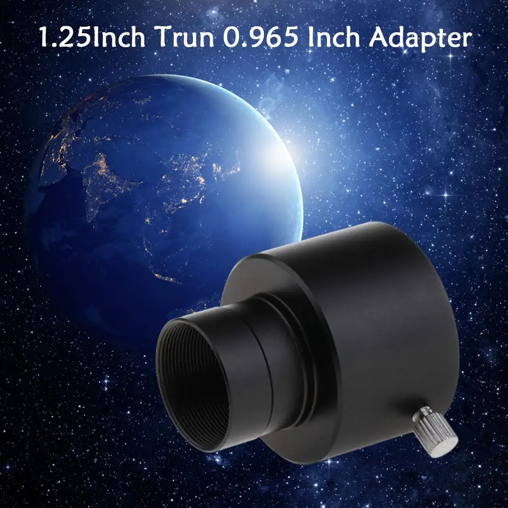 0.965 to Inch Telescope Eyepiece Adapter - Allow You use in Eyepiece on 0.965in Telescopes, Aluminum