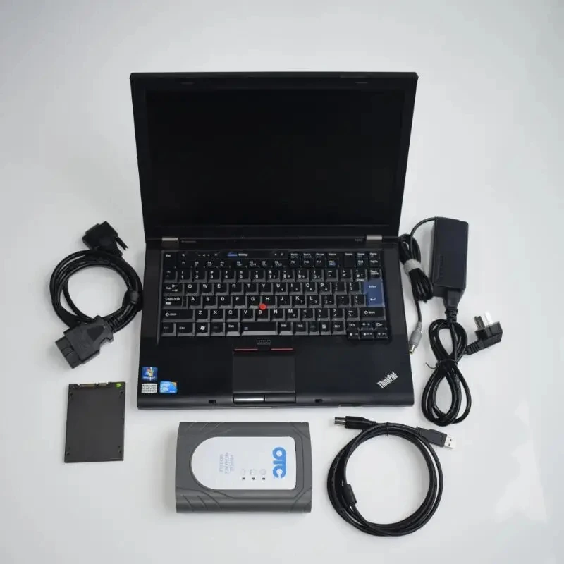 OTC Scanner For Toyota Global Techstream GTS OTC VIM OBD Scanner OTC Scanner Software V18.00.008 Installed Well Laptop T410 I5