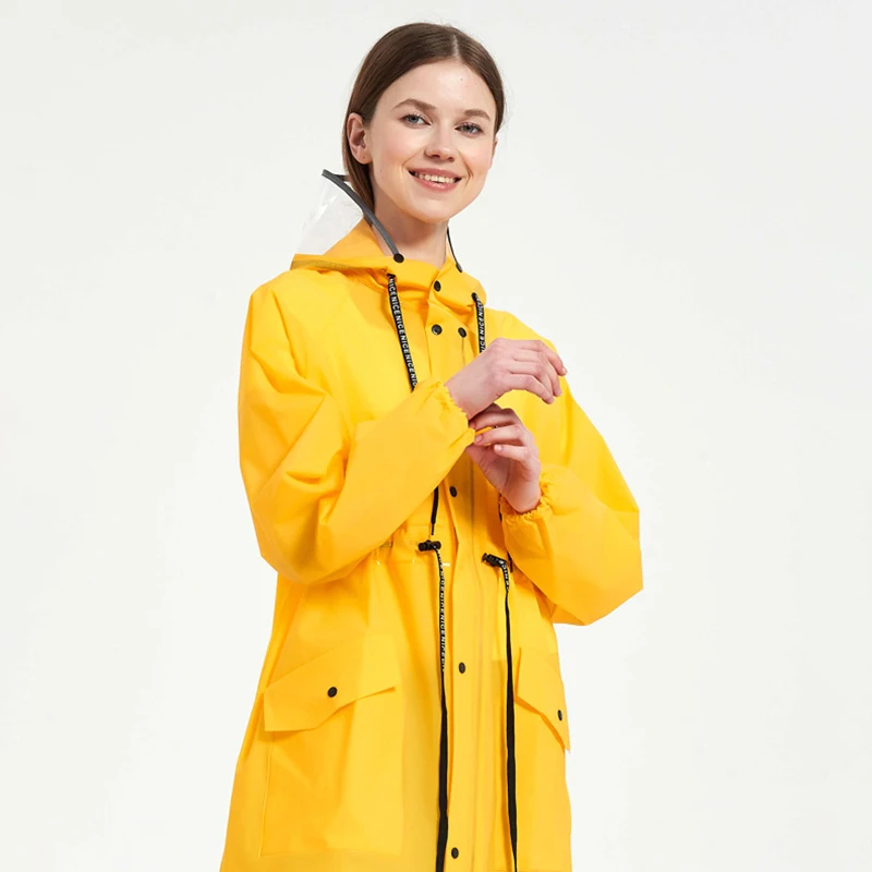 E-bike Adult Mackintosh Wholesale Women's Men's And Women's Single Long Full Body New Riding Storm Rain Poncho， Rain Coat