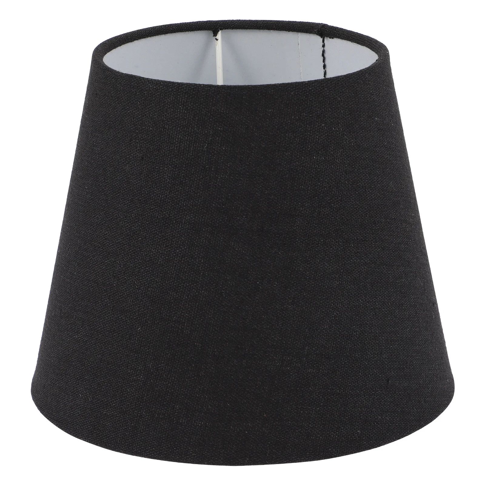 غطاء مصباح من القماش مصباح طاولة E14 غطاء خفيف إطار معدني متين مناسب للمنزل والمكتب والمقهى على الطراز الشمالي