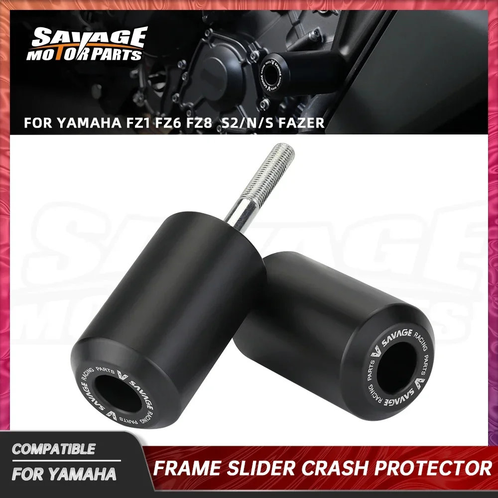 FZ1 2015 Frame Slider Crash Protector For YAMAHA FZ8 FZ6 FZ1 N/S S2 Fazer 2004+ Motorcycle Accessories Falling Protection Pad