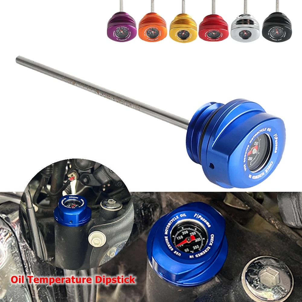 For Harley Touring Oil Level Temperature Dipstick Fits Street Glide FLHX FLHXSE FLHXS FLHXST Tri Glide FLHTCUTG FLHTCUTGSE 17-23