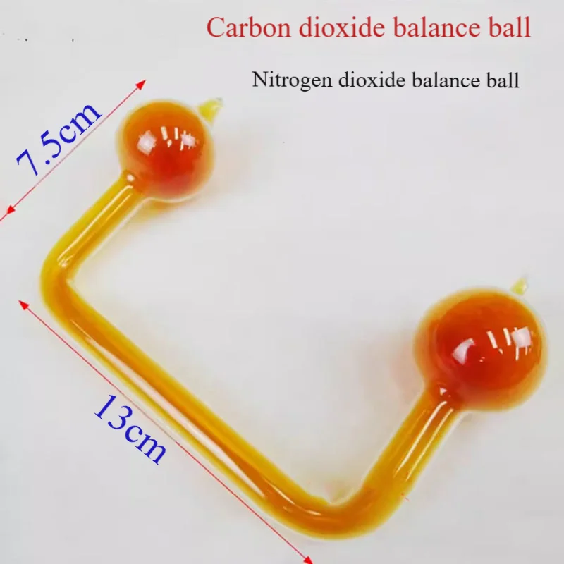 Nitrogen dioxide balance ball to observe the chemical equilibrium reaction of NO2 temperature in middle school experiment