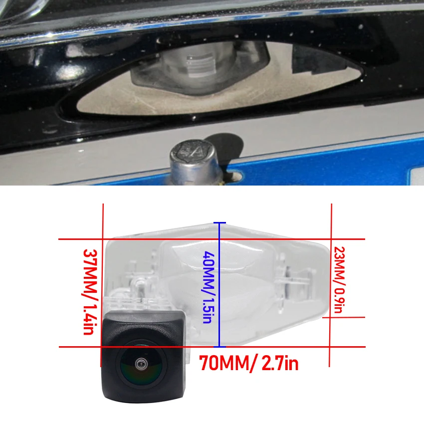 140° Intelligent Dynamic Trajectory Tracks Car Rear View HD Camera For Honda Jazz ( Fit ) 5D 2002~2013 Fit Hatchback 2002~2011