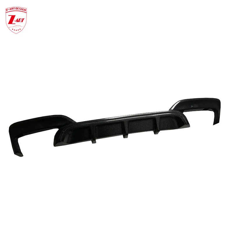 Z-ART Carbon Fiber Rear Diffuser for BMW F06 F12 F13 640i 650i M Sport Carbon Body Kit for BMW 6 Series M Sport 2011-2018