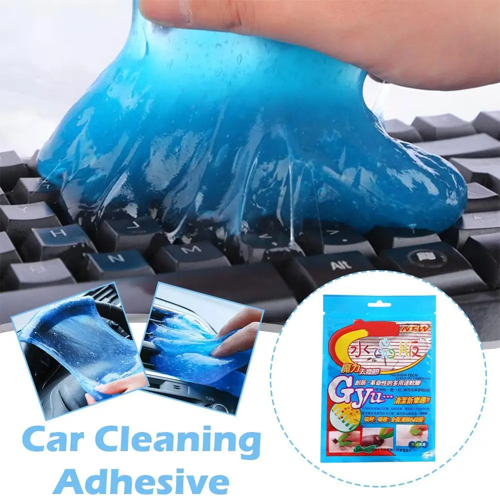 5PCS Car Cleaning Gel For Car Wash Interior Slime Machine Auto Vent Magic Dust Remover Glue Computer Keyboard Dirt Cleaner