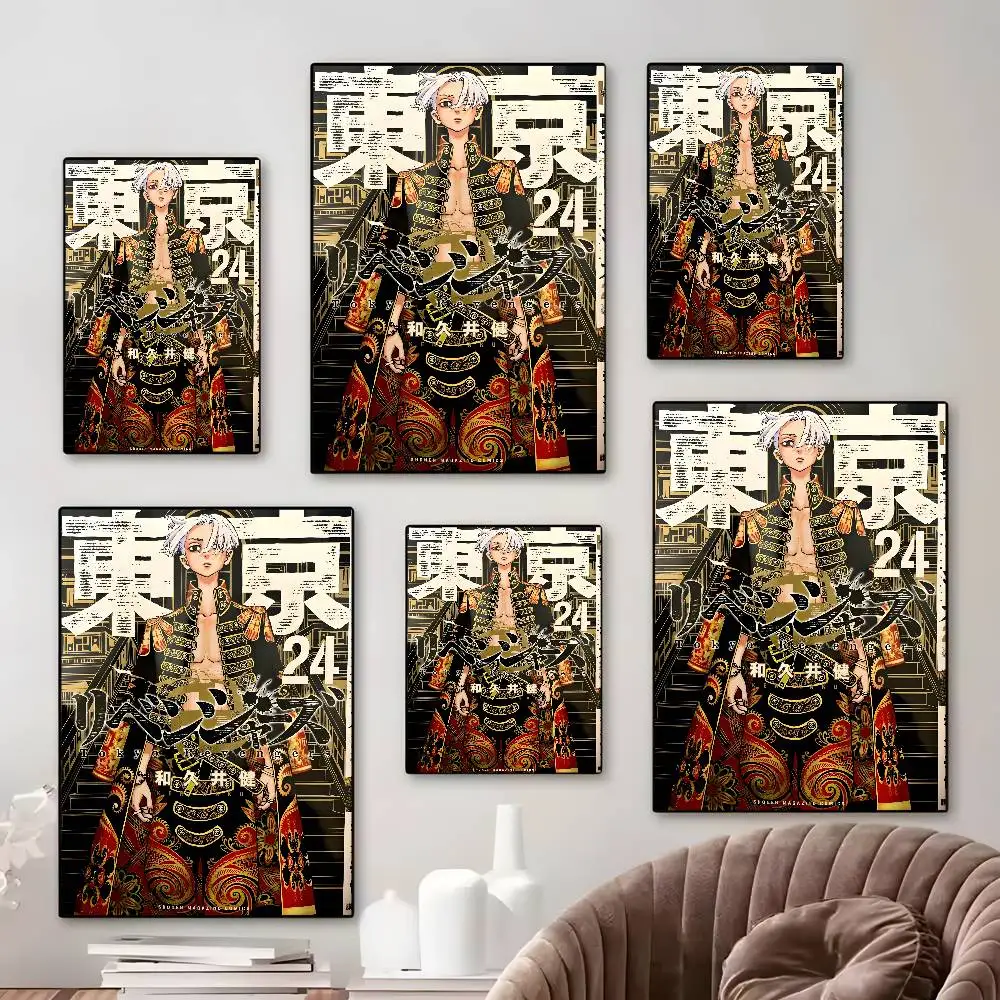 Affiche d'art en toile de dessin animé japonais Tokyo vengeance, papier d'impression esthétique HD, Art mural pour salon, Bar, décoration de maison à la mode