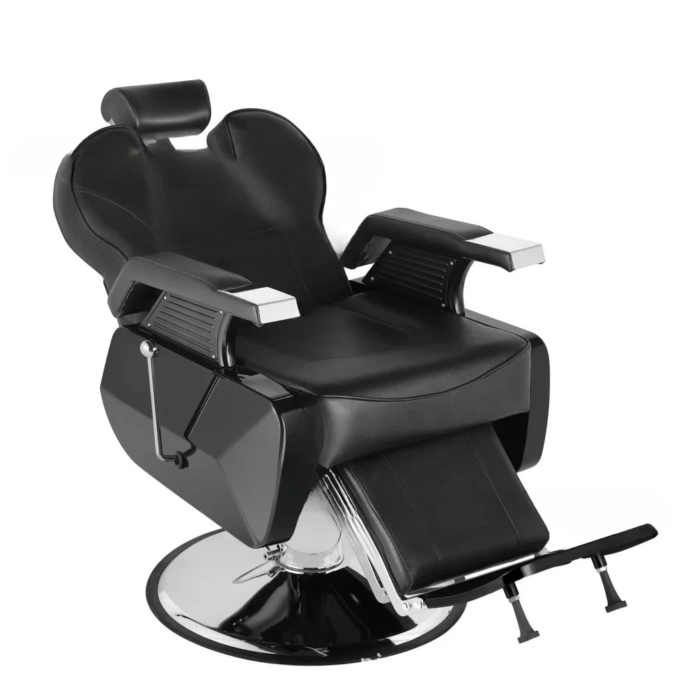 

Barber chair hairdressing chair wholesale foreign trade barber chair hydraulic lifting barber shop chair source factory barber c