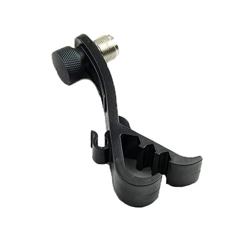 Percussion Clip Drum Accessories Plastic Copper Drum Microphone Rim Clamp Holder Instrument Drum Clips Parts NEW