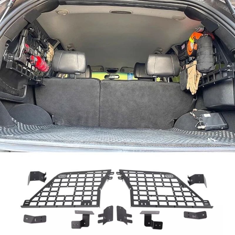 Fit for Jeep Grand Cherokee WJ WG 1999-2004 Rear Trunk Side Window Molle Panels Cargo Organizers