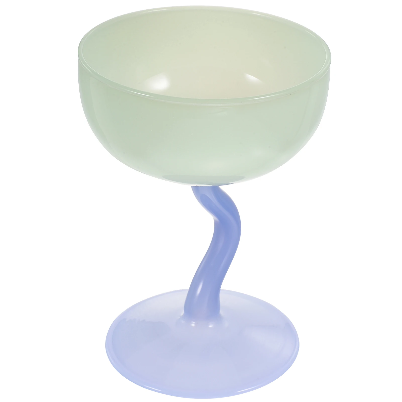 

Small Glass Ice Cream Cup Footed Dessert Bowl for Snacks Yogurt Fruit Salad Milk Pudding Adult Use Decorative Mini Serving