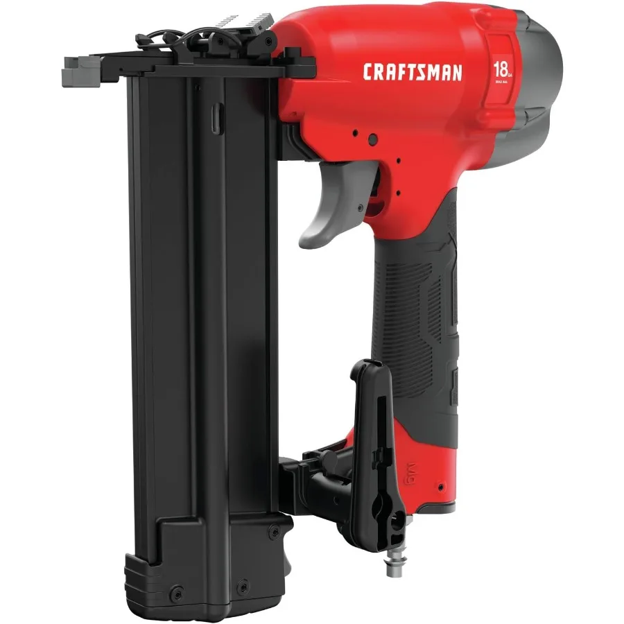 

Brad Nailer 18GA Pneumatic Nail Gun for Precision Woodworking and Trim Installation High-Performance Nail Driving wit