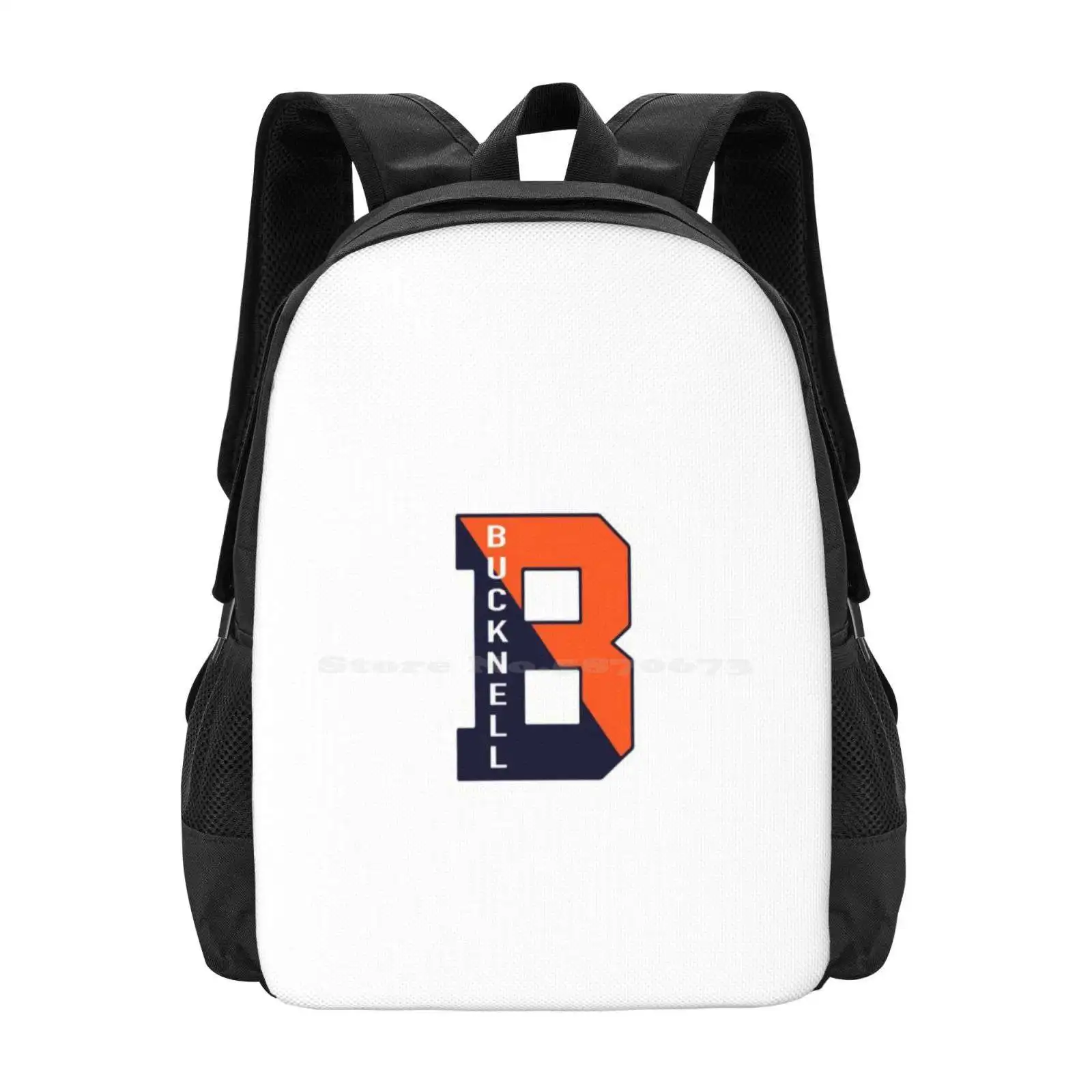 B-Bucknell University Teen College Student Backpack Pattern Design Bags 2023 2022 2021 2020 Lewisburg Pa Pennsylvania Bison Ray