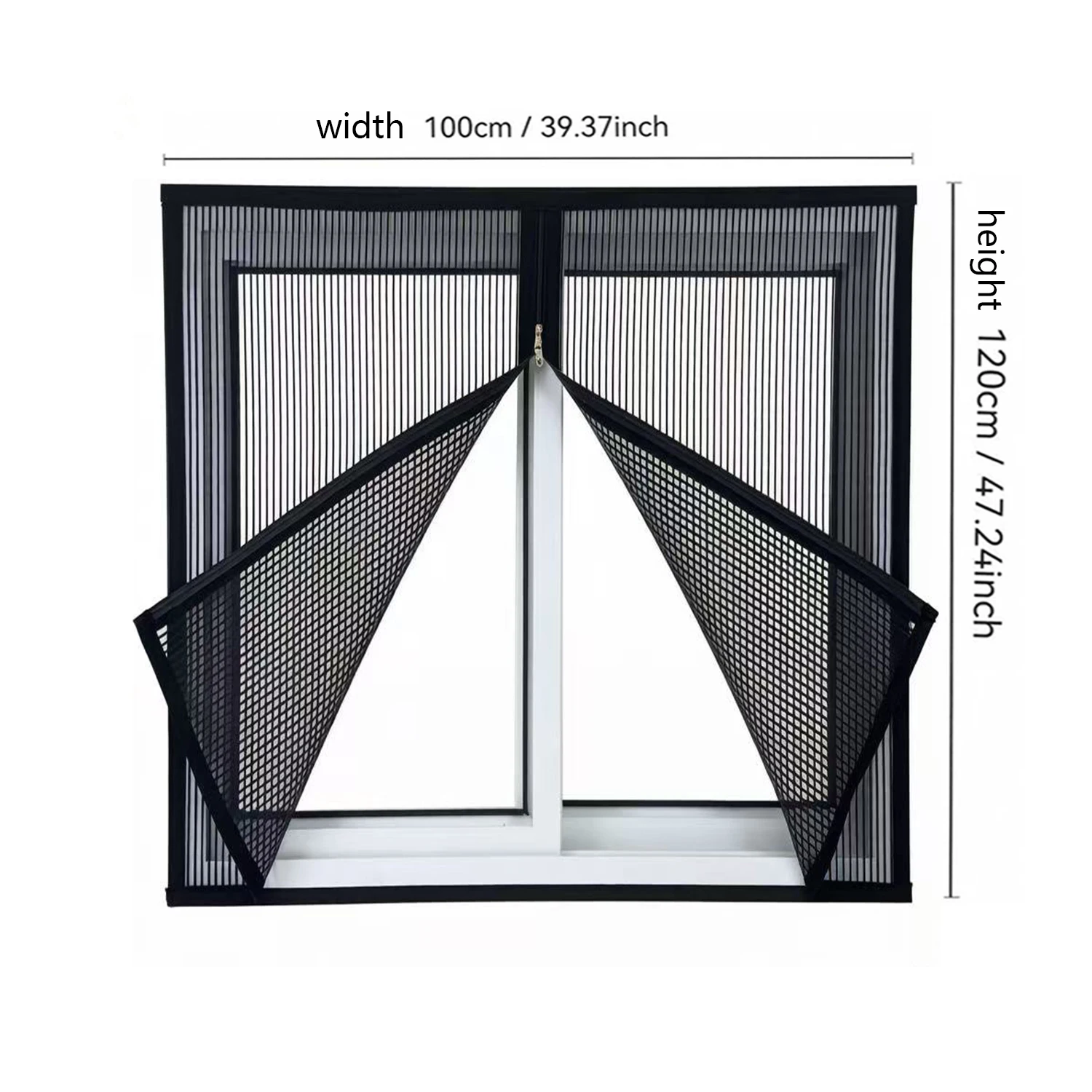 Summer mosquito screen window, hogar mosquito net, window accessories without punching holes