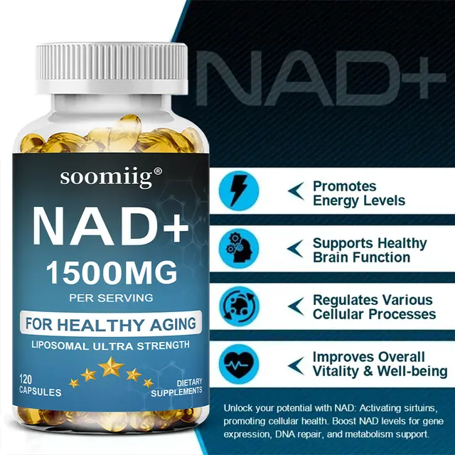 NAD 1500 Mg + Trans-resveratrol - Fights Aging, Boosts