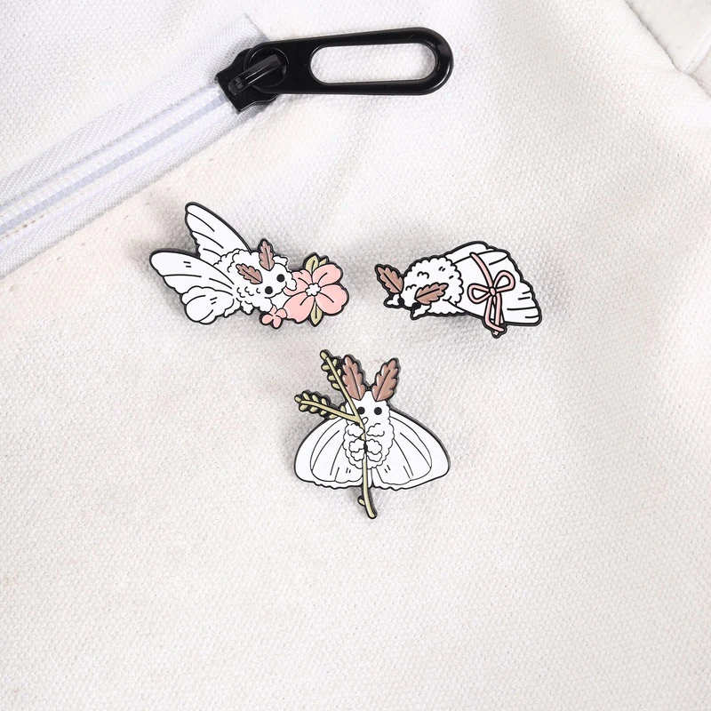 2-4pcs/set Funny Animal Slogan Enamel Pins Cartoon Cat Snail Seal Brooches Lapel Badges Jewelry Gifts For Friends