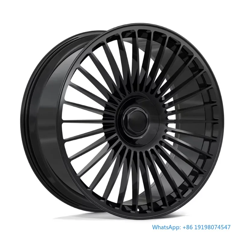 

Wheel Manufacturer Glossy Black Multi Spoke Rims 20 Inch Multi PCD SUV Offroad Passenger Car Forged Wheels