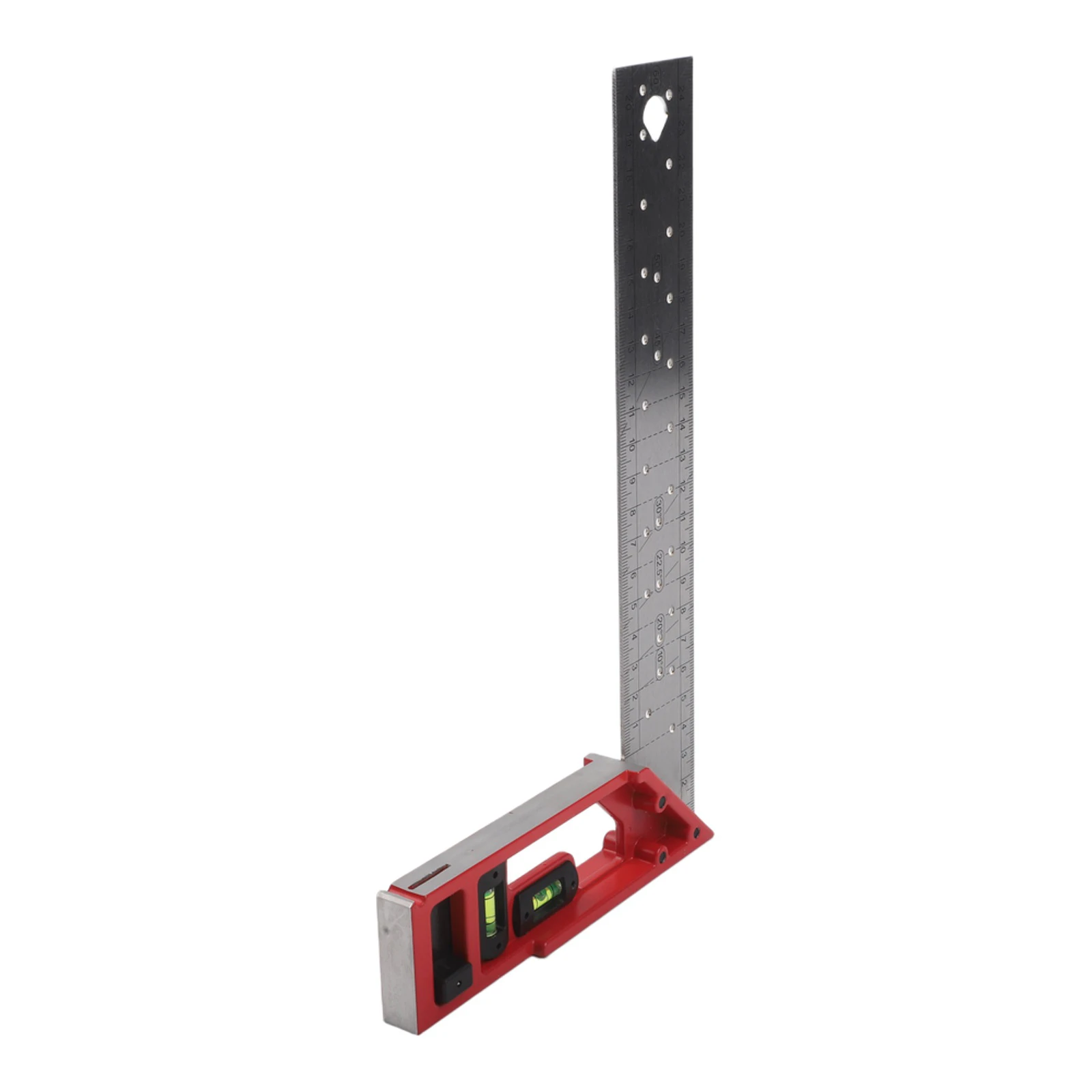 Center Finder 90 Degree Ruler Ergonomic Grip Three Length Options Positioning Tabs For Woodworkers Integrated Centering Tool
