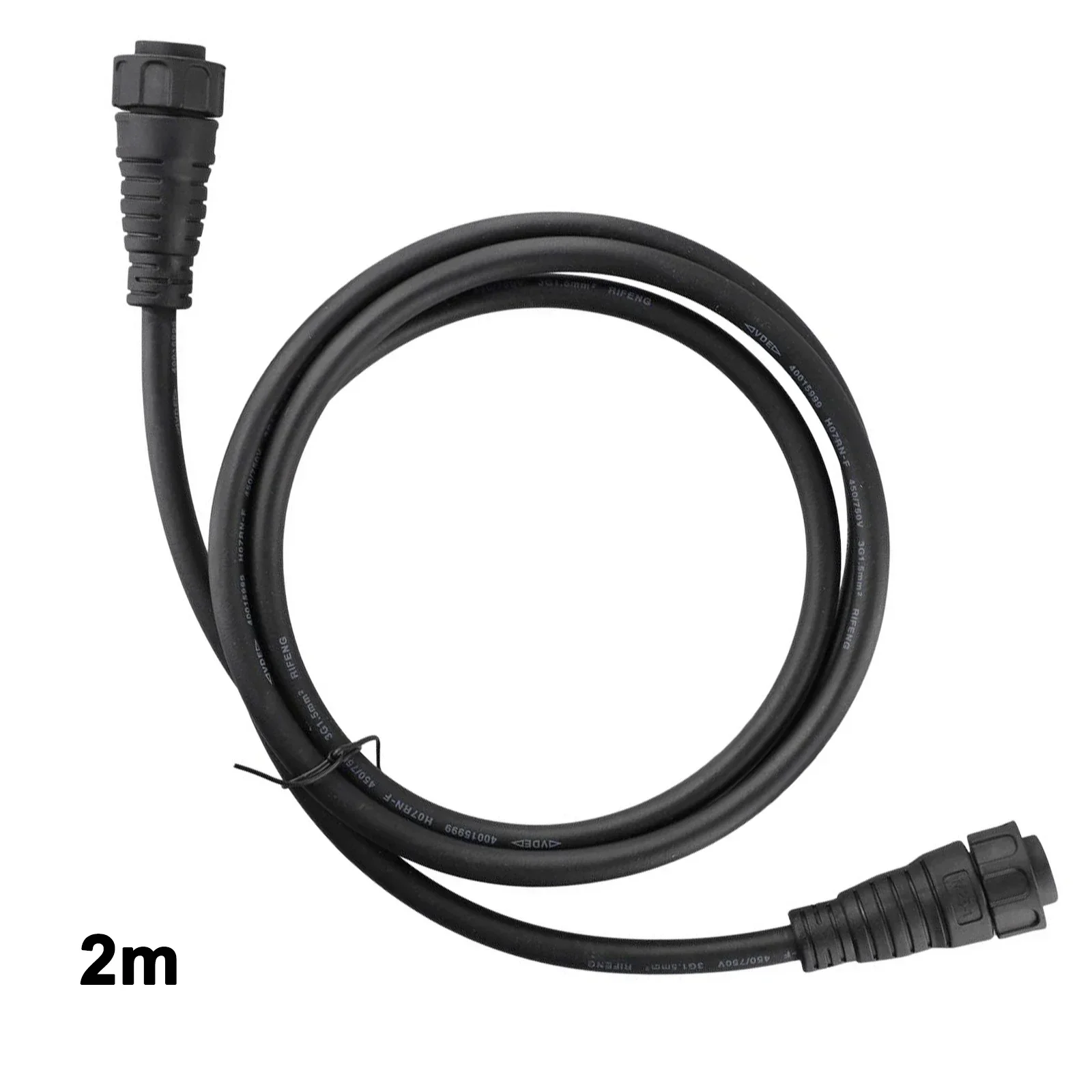 2M M25 AC Power Cable For WVC GTB Waterproof Solar Grid Tie Micr O Inverter Extension Cable Rubber Wire 600W/1400W 450/750V