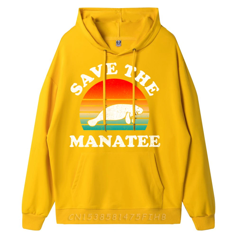 Birthday Save The Manatee Sweatshirt For Women Discount Father Day Crew Neck Long Sleeve Hoodies Funny Hoodies