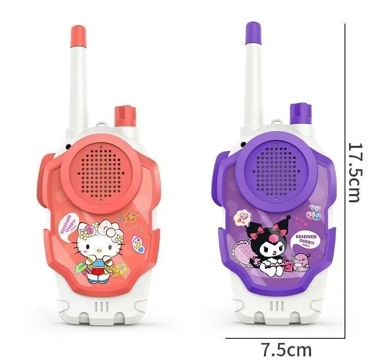 2PCS Walkie-Talkie Mobile Phone Cartoon Boys & Girls Educational Toys Outdoor Cute Toys Parent-Child Gifts