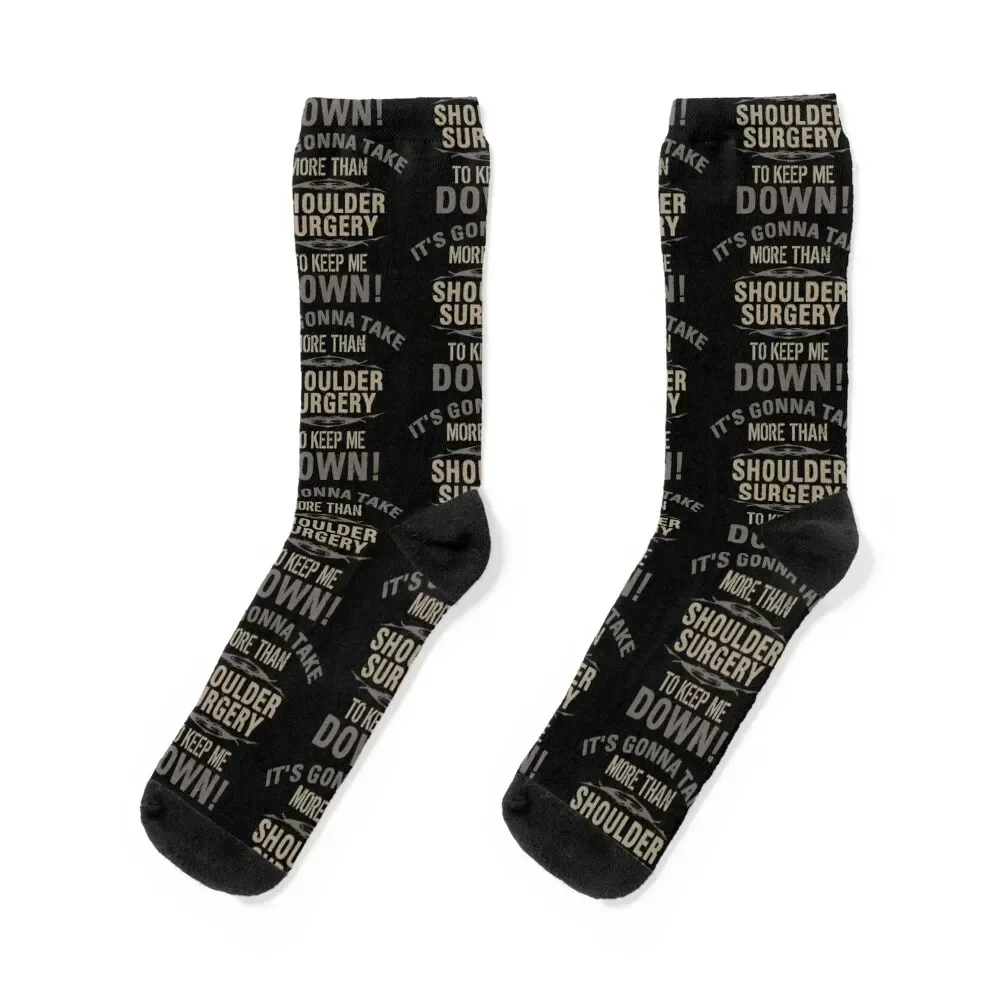 

Shoulder Surgery Humor Socks funny sock gym compression gift Ladies Socks Men's