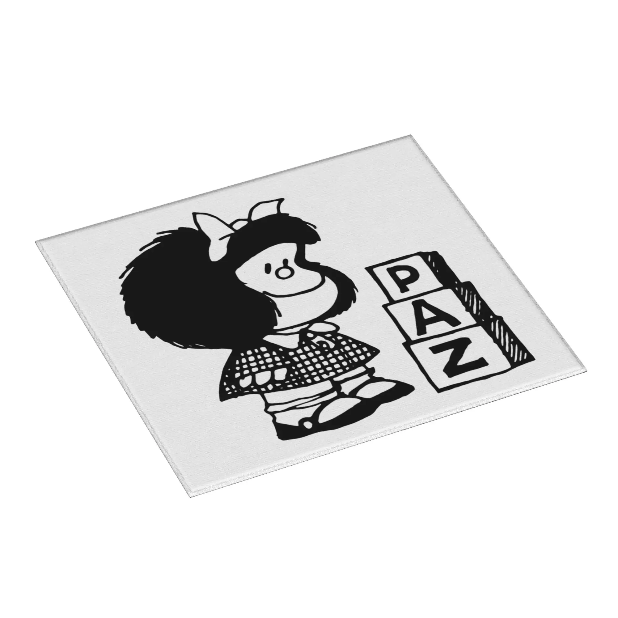Drying Mat For Kitchen Mafalda Argentine Cartoon Quino Comic Water Absorbent Waterproof On Slip Kitchen Counter Protector Mat
